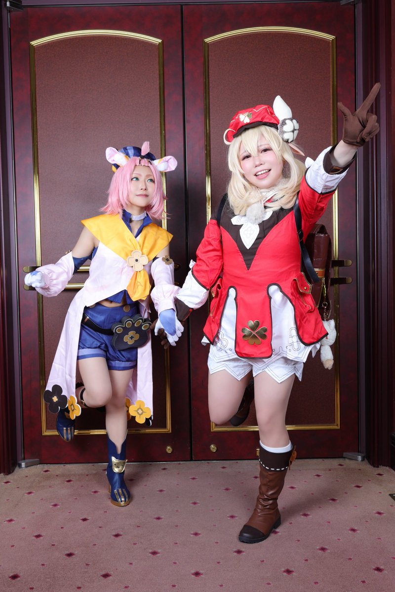 【#cosplay /原神】

出発、出発!!

----
クレー:帽子屋さん(＠oooaliceoooe)
ディオナ:つぐ
photo:ねこはちさん(<a href="/nekoneko888/">ねこはち</a>)
#ガタケット高田4