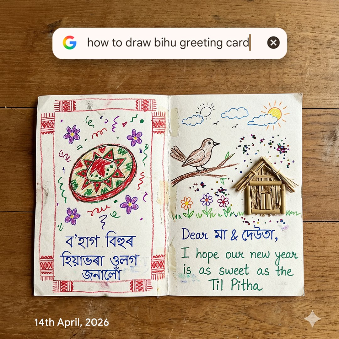 GoogleIndia's tweet image. May your homes be filled with celebration and your tables with the season’s best 🌾✨

Happy Bihu &amp;amp; Baisakhi!