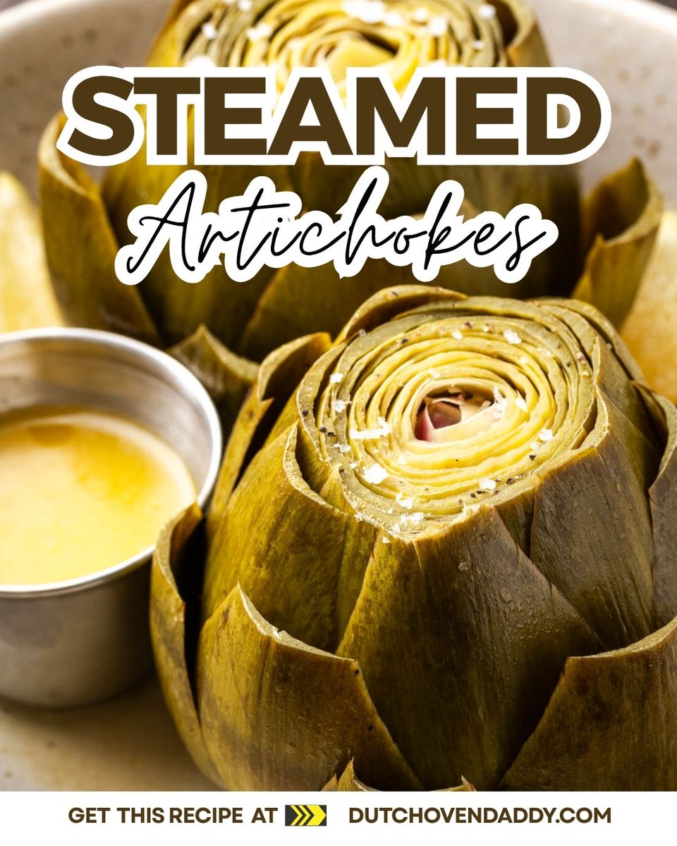 dutchovendaddy's tweet image. Get the Recipe: dutchovendaddy.com/dutch-oven-ste…
Steamed Artichokes are tender, earthy, and perfectly simple for a fresh spring side or appetizer..

#SteamedArtichokes #SpringSides #FreshAndSimple #HomeCooking #CastIronCooking #SpringRecipes
