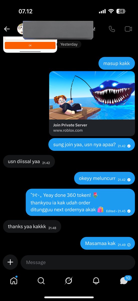tiwoIia's tweet photo. testi token fishit kemaren yaa, sisanya ada di channel wawa link on bioo https://t.co/uIVpeXXiGi