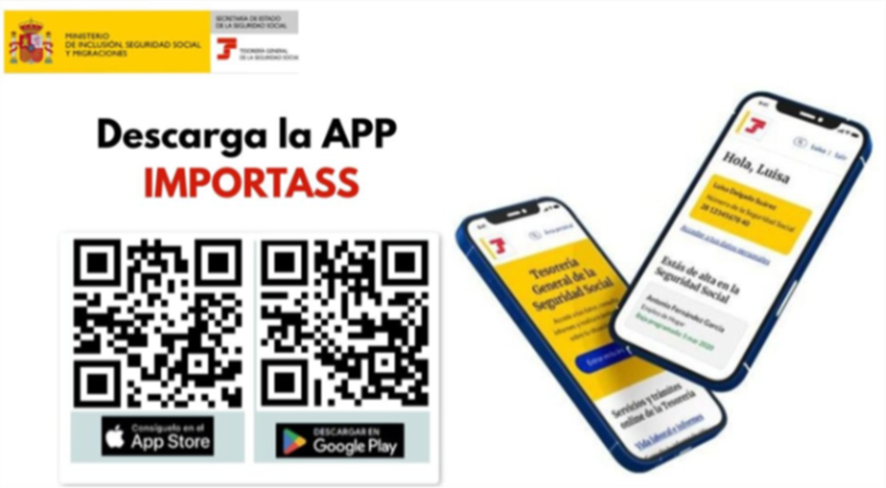 info_TGSS's tweet image. La App #Importass de TGSS, te permite gestionar tus trámites desde el móvil: tramitar, consultar, descargar certificados…
Disponible para iOS y Android 🛡️
👉IPhone: run.gob.es/bouAPPSTORE
👉Android: run.gob.es/bouGOOGLEPLAY
#App #TGSS