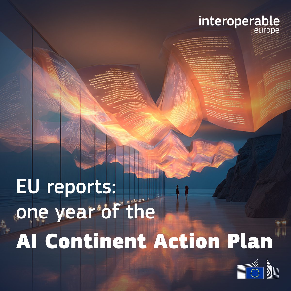 InteroperableEU's tweet photo. #AI is moving from strategy to delivery in 🇪🇺 public admins🚀
1 year after #AIContinentActionPlan, #ApplyAI reports show govs turning ambition into real services, from #AItoolbox to #PAIRPathway & enabling trusted cross-border adoption!
Find out more👉https://t.co/tCn3L0yhb0 https://t.co/iC8jdVmtFr