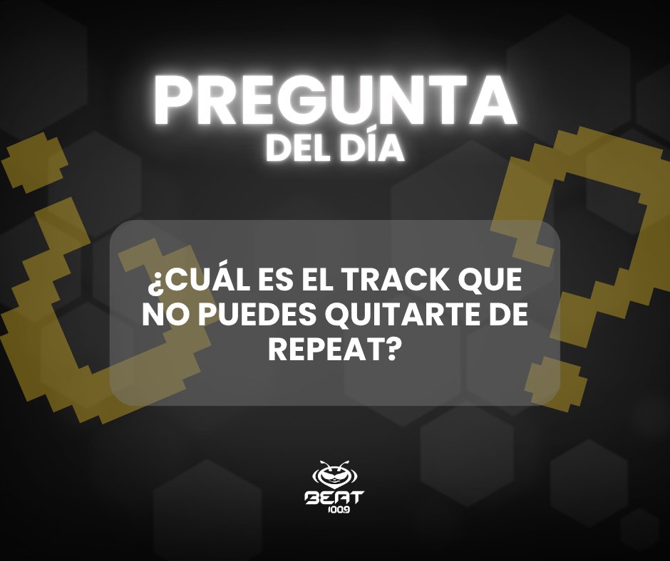 BEATOFICIAL's tweet image. ¡Es momento de la #PreguntaDelDía en Beat Morning! Queremos saber tu opinión. Responde en los comentarios y te leemos al aire 👇👀
🐝 beatdigital.mx | 100.9 FM
#Radio #Música #beatmorning #beatdigital