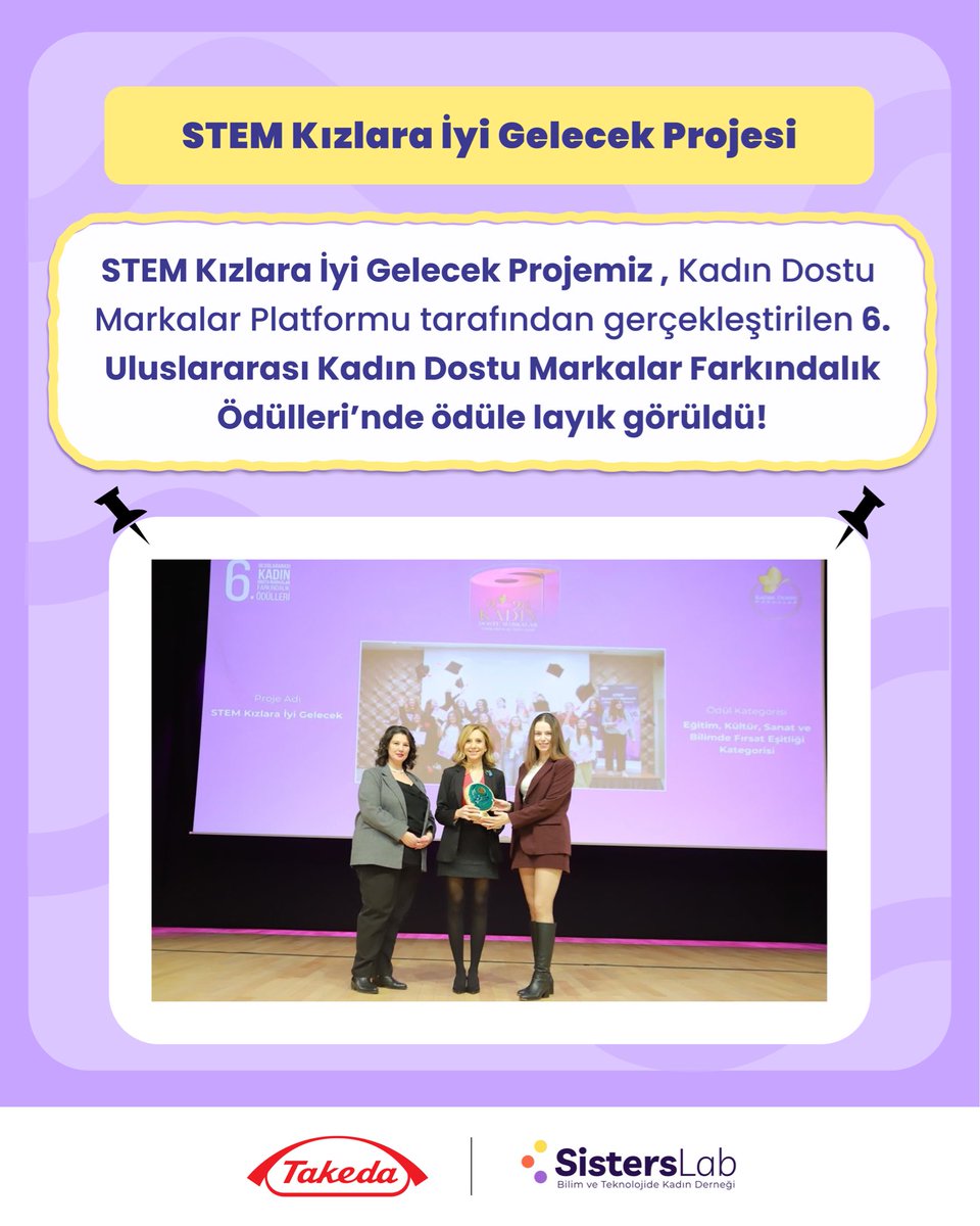 SistersLab - Bilim ve Teknolojide Kadın Derneği tweet media