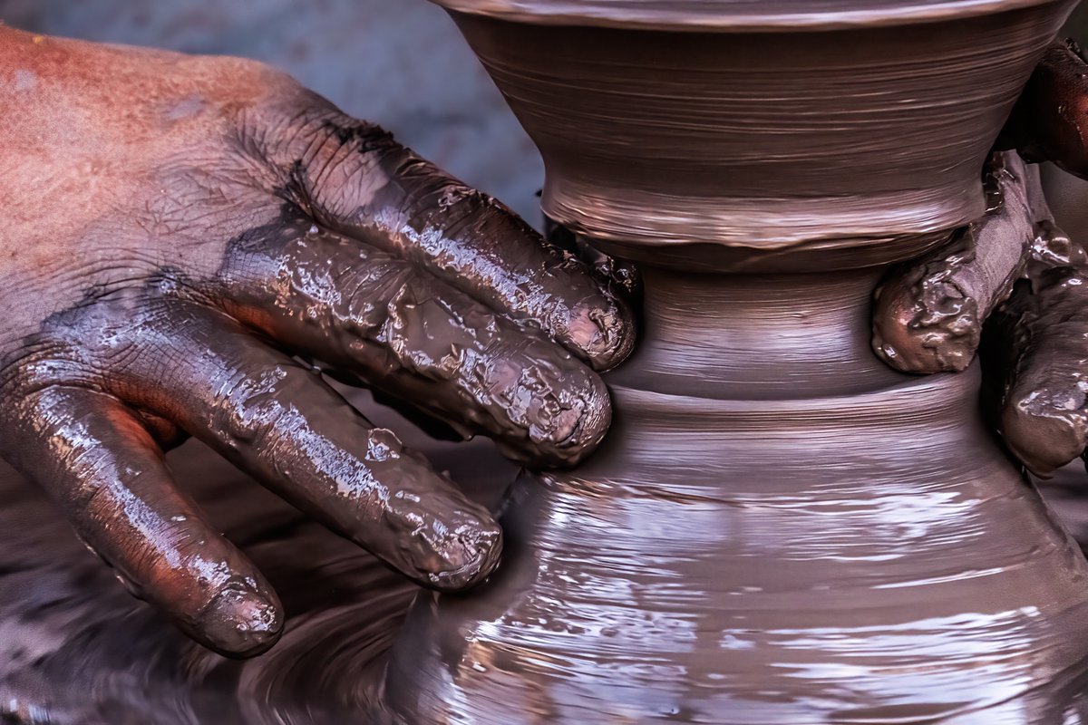 slitoff's tweet image. Check out this photo I have for sale of a working potter's hands in Nepal.  1-stuart-litoff.pixels.com/featured/worki…

#pottery #potter #work #working #craftsman #craftsmanship #wetclay #clay #artisan #nepal #hands #bhaktapur #art #ceramics