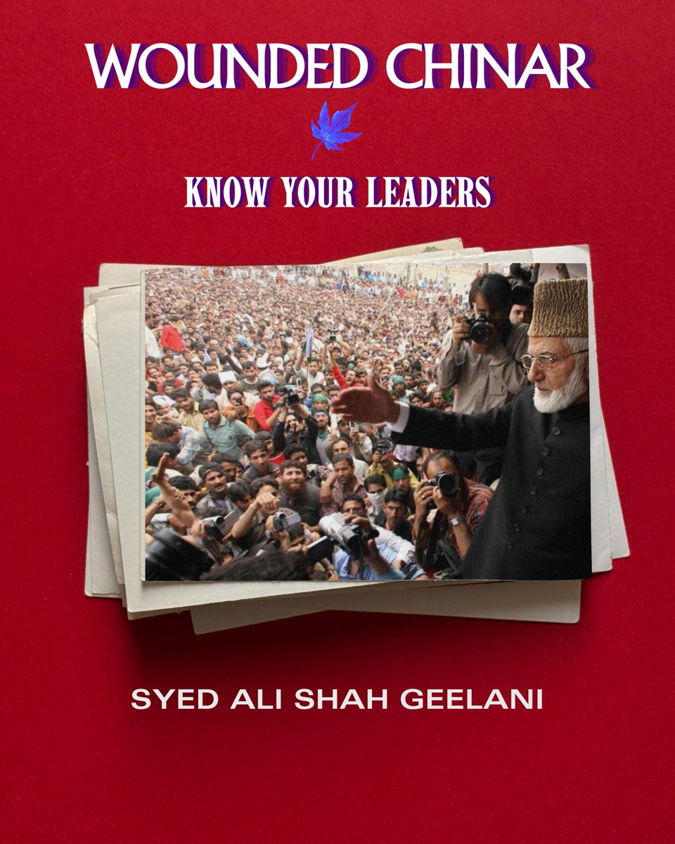 chinarwounded's tweet photo. Syed Ali Shah 🍁
Know your Leaders-Part 1. https://t.co/naBfqTdcHj