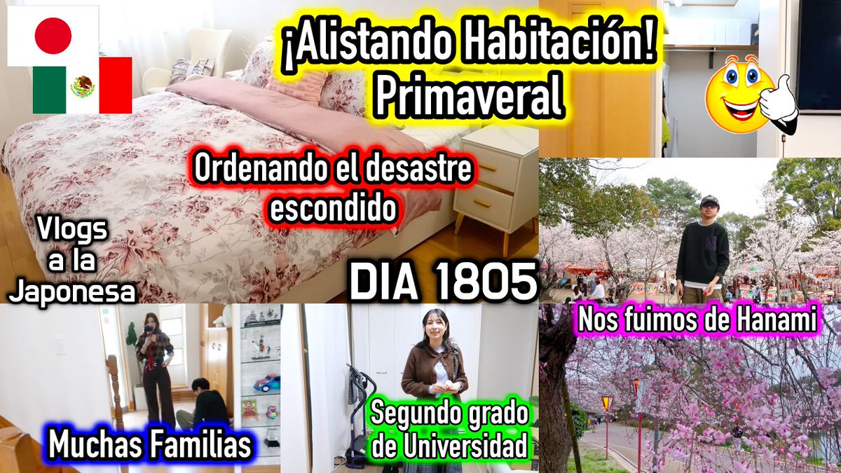 SanRuti's tweet image. Amigos ya tenemos listo el VIDEO NUEVO en el Canal, espero que les guste mucho, saludos.

✨¡Por Fin! Pusimos Orden 🧹 + Picnic Familiar ¡MUCHA ALEGRIA ALREDEDOR! JAPÓN 🌸 - Ruthi San ♡✨

🔛 youtu.be/kfa90Uc-pKo

#japon #vlogs #familia #hogar #vidadiaria #mexicana