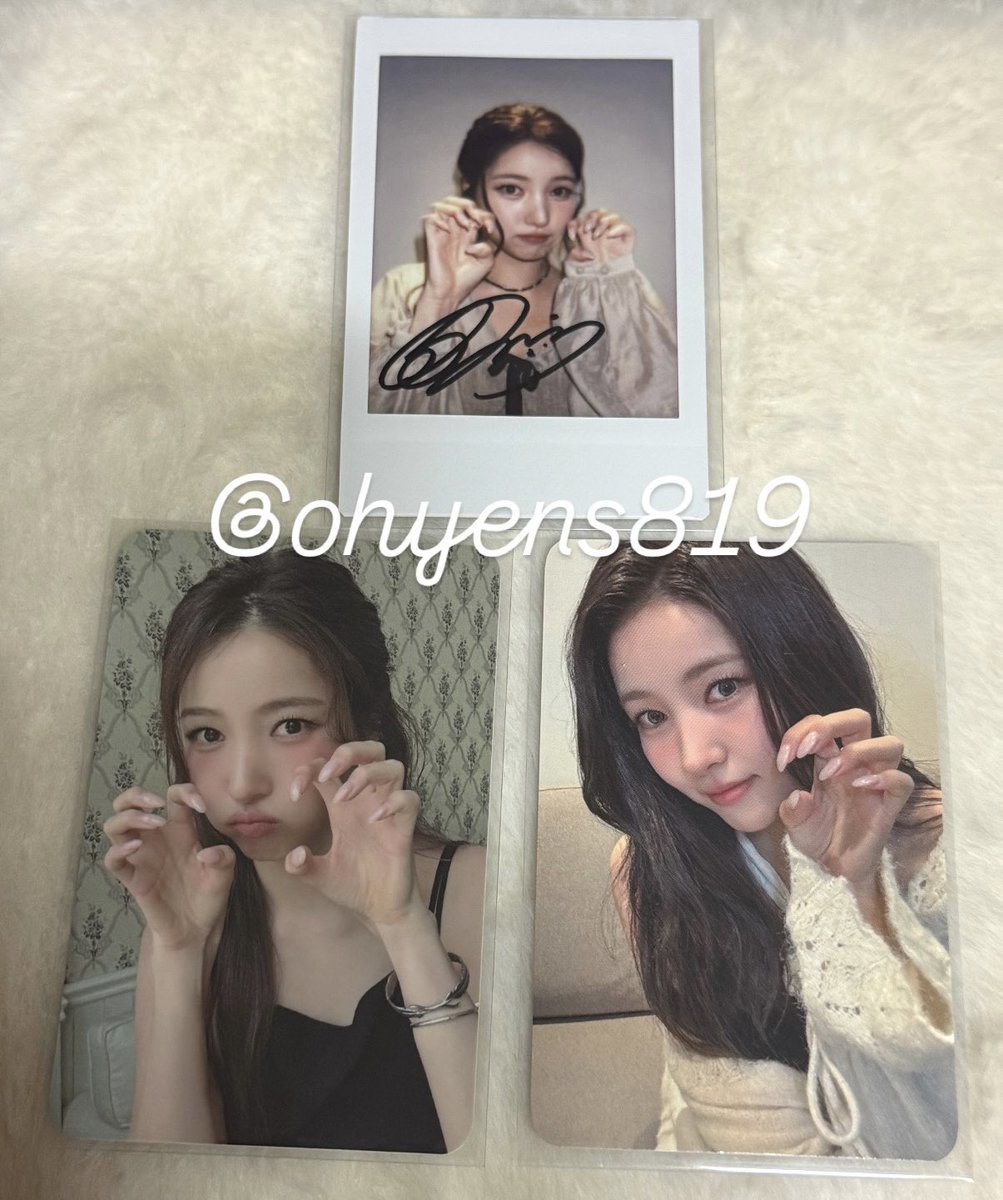 한국 팬미팅 싸폴
한국+대만 팬미팅 포카
한국에서도 대만에서도 쇠냥이는 아름답다😍