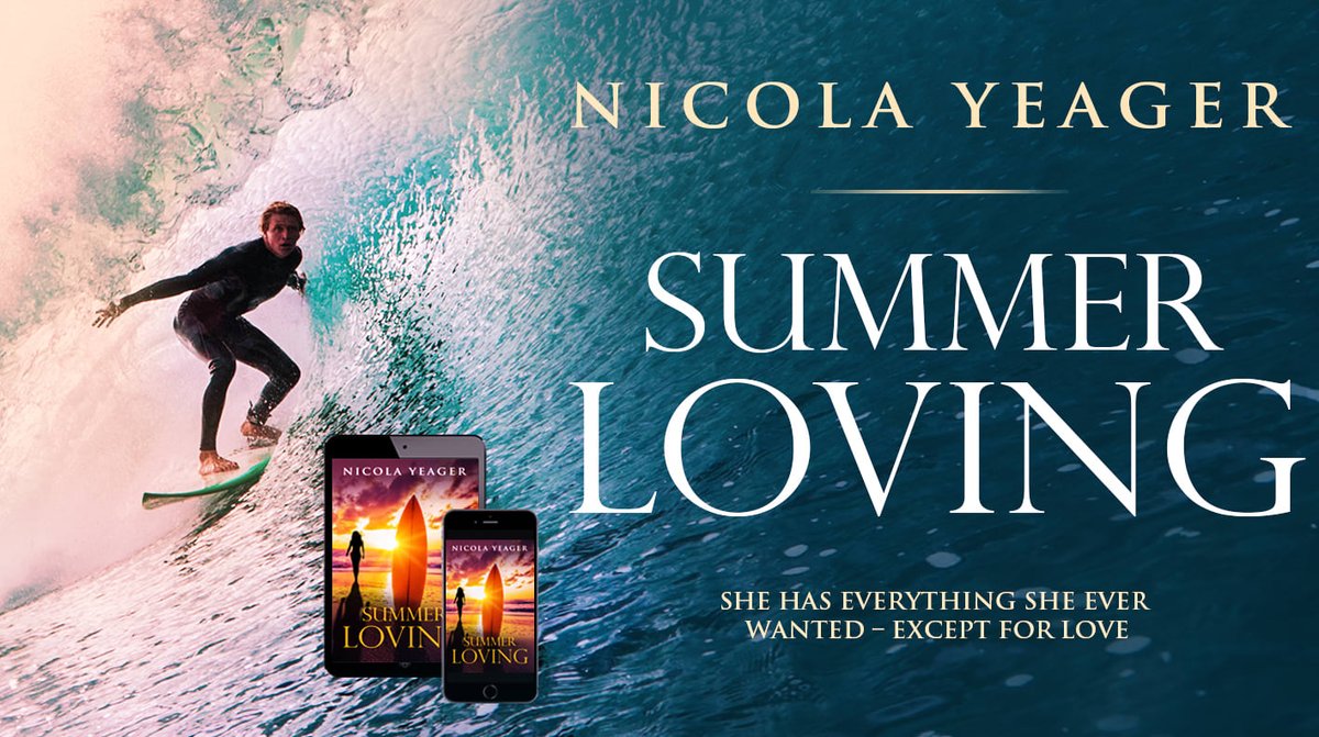 NicolaYeager's tweet image. Summer Loving by Nicola Yeager.

'A great romance that'll have you reaching for your hanky. Five stars.' - Rose Keeler.

viewBook.at/SummerLoving

#MustRead #ChickLit #Surfing #Romcom