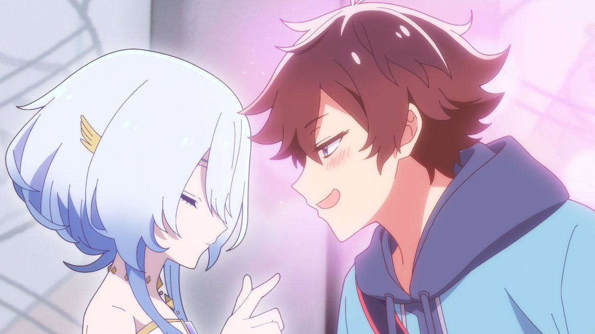 TVアニメ『女神「異世界転生何になりたいですか」俺「勇者の肋骨で」』 tweet media