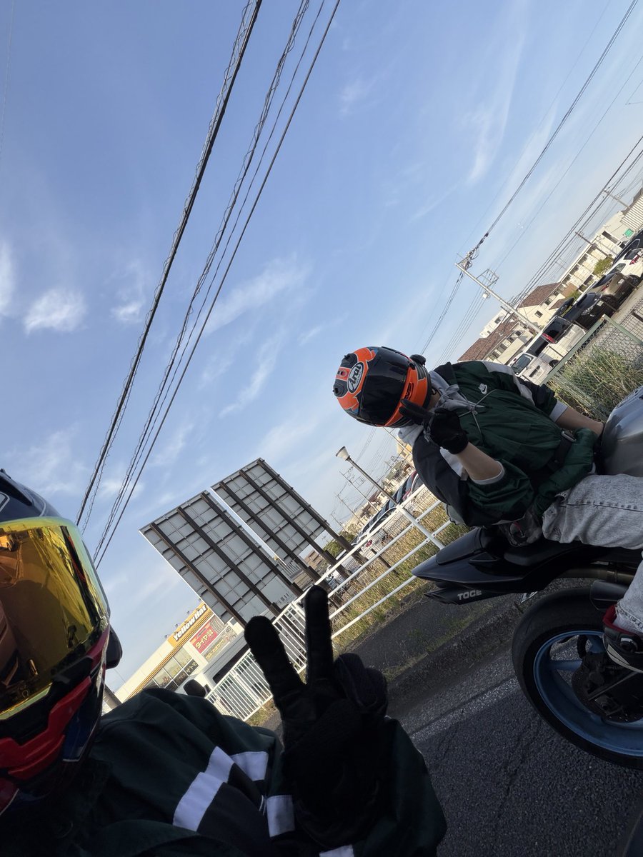 bike_CBRnico's tweet photo. 昨日も服装似てて今日もパクリマン🏍️ https://t.co/8PSAWReQVY