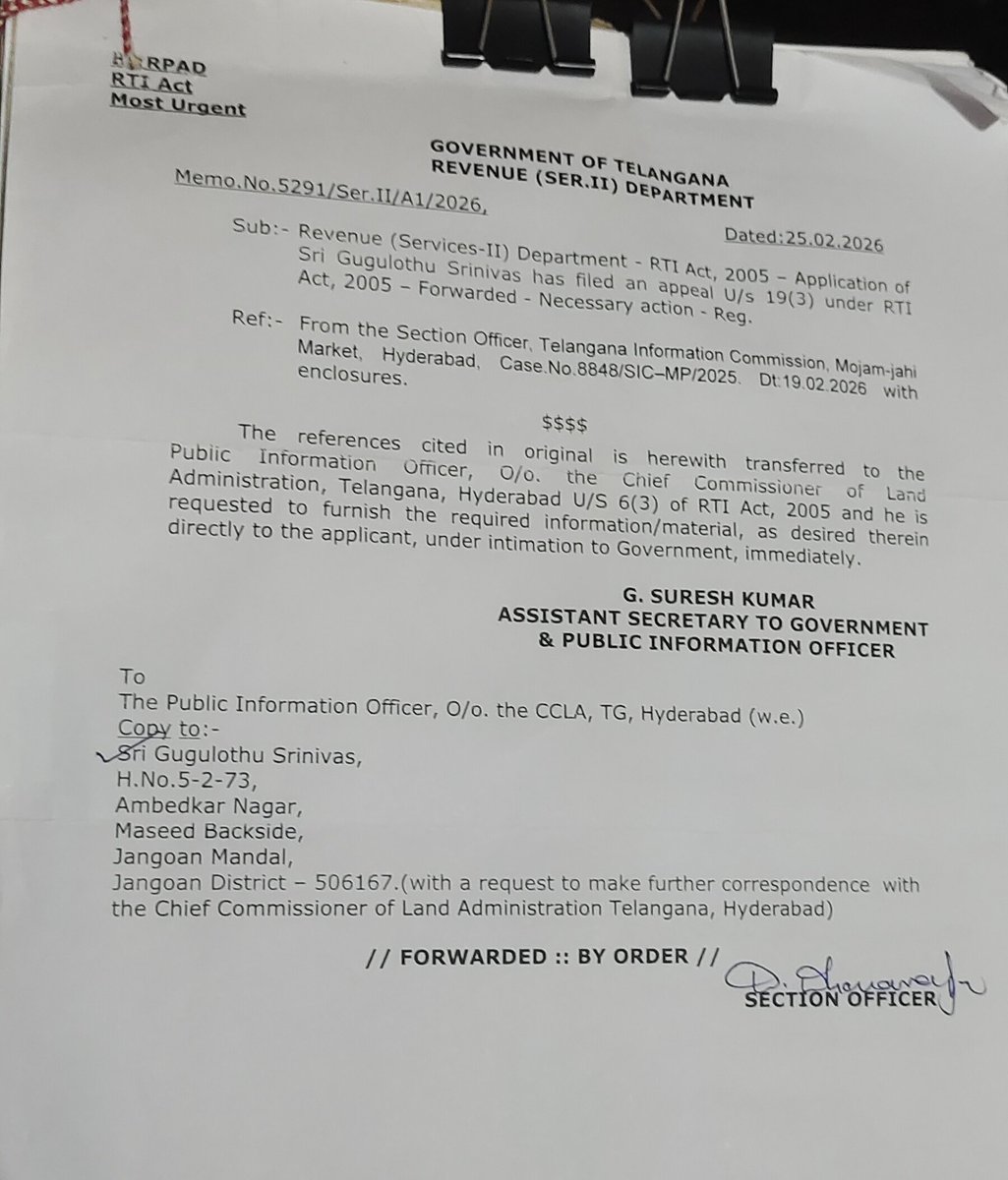 Gugulothu Srinivas Advocate tweet media