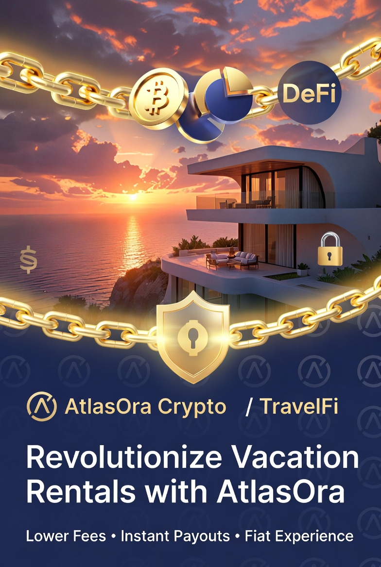 HoracioPfe40333's tweet photo. Discover the future of vacation rentals! AtlasOra rebuilds the $150B market with DeFi: hosts pay just 0.7% , instant payouts, guests enjoy low 5% fees + rebates. Pure fiat experience. @AtlasOraRentals #AtlasOra https://t.co/z1cOBGtHbd https://t.co/IHJsNcpVhK