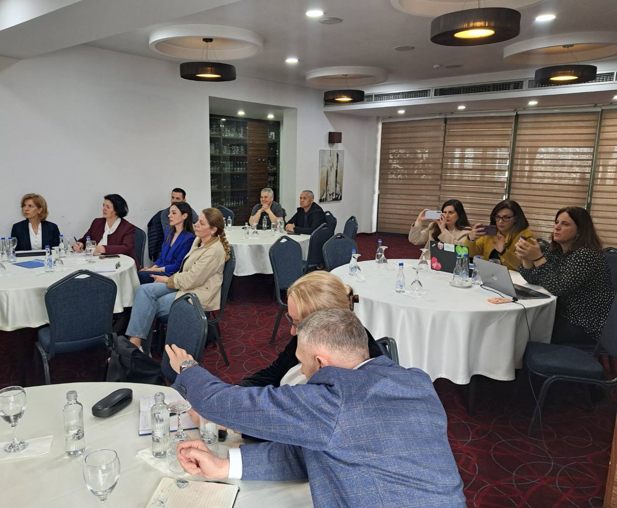 UNICEFKosovo's tweet photo. Strong social services are the backbone of an inclusive society. This week, UNICEF is supporting a 2 day workshop to develop a costing guide, strengthening evidence-based planning, budgeting &amp; financing to ensure sustainable, accessible services #foreverychild &amp; family. https://t.co/FBCrXslurW