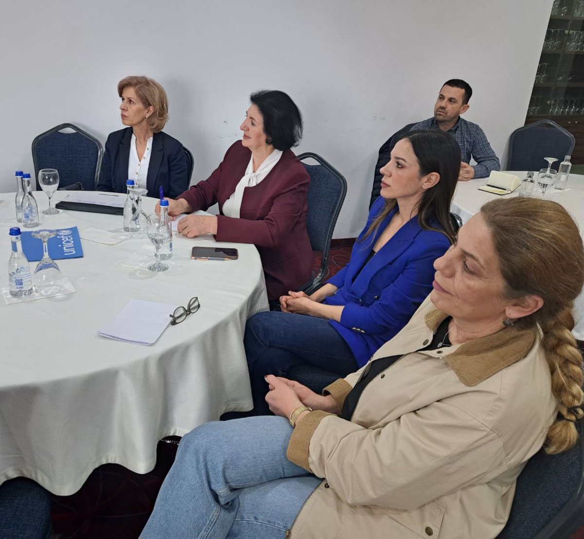 UNICEFKosovo's tweet photo. Strong social services are the backbone of an inclusive society. This week, UNICEF is supporting a 2 day workshop to develop a costing guide, strengthening evidence-based planning, budgeting &amp; financing to ensure sustainable, accessible services #foreverychild &amp; family. https://t.co/FBCrXslurW