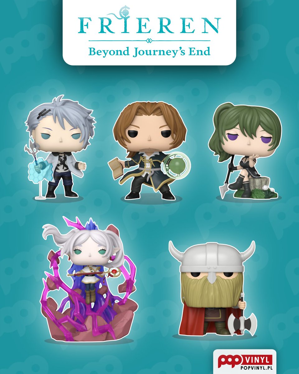 popvinylpl's tweet photo. Alert dla fanów fantasy! 🚨 Do kolekcji trafiają nowe figurki z unikalnymi detalami magii z Frieren! https://t.co/02A2Azyhs1