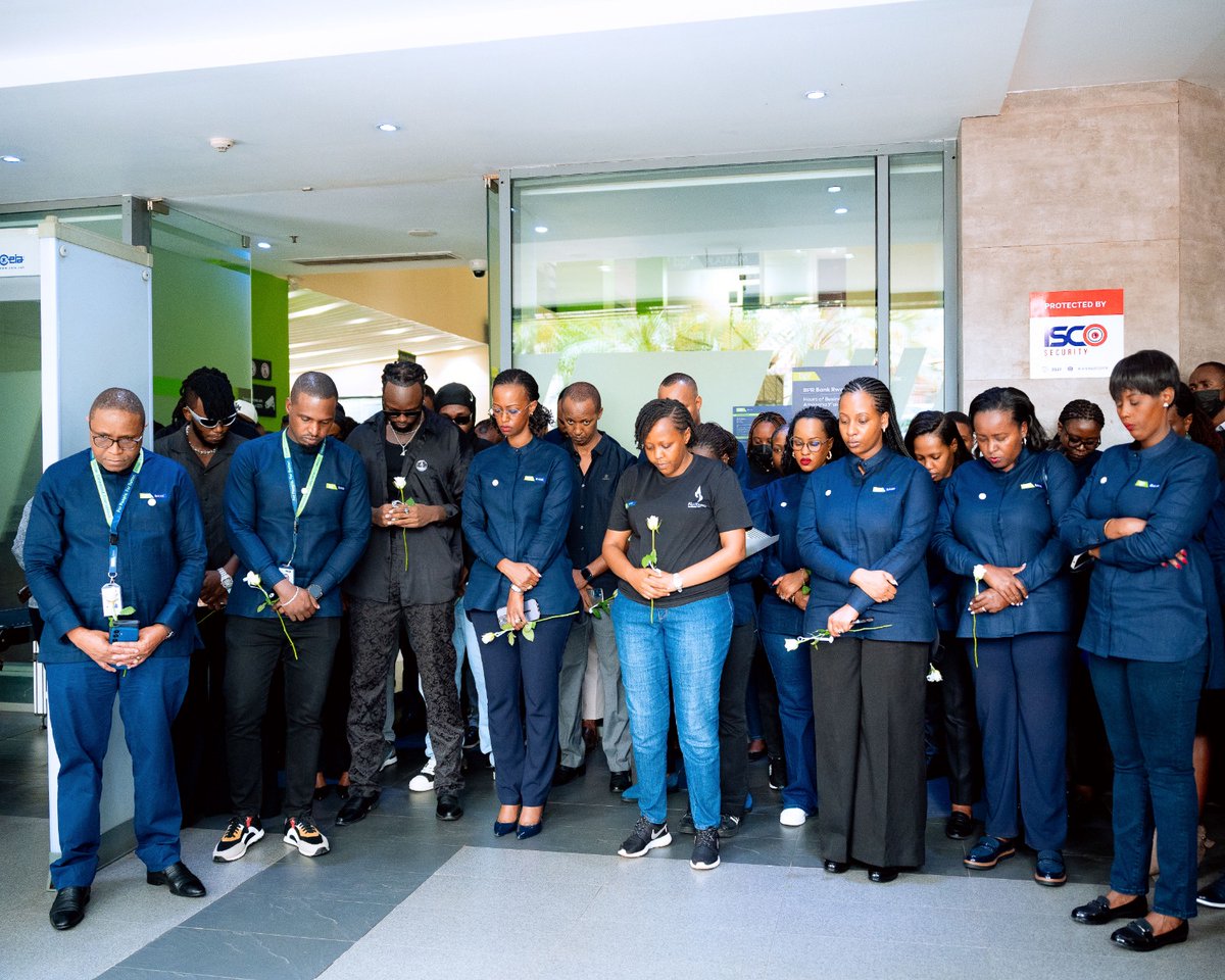 BPRbankrw's tweet photo. This afternoon, BPR Bank staff, management, and partners joined in the commemoration of the 1994 Genocide against the Tutsi. The events began with a tribute to 33 former colleagues who lost their lives, marked by a wreath-laying ceremony at the Monument of Memory at our Head Office.

Never again. Twibuke, Twiyubaka.

#Kwibuka32
@EAPRwanda
