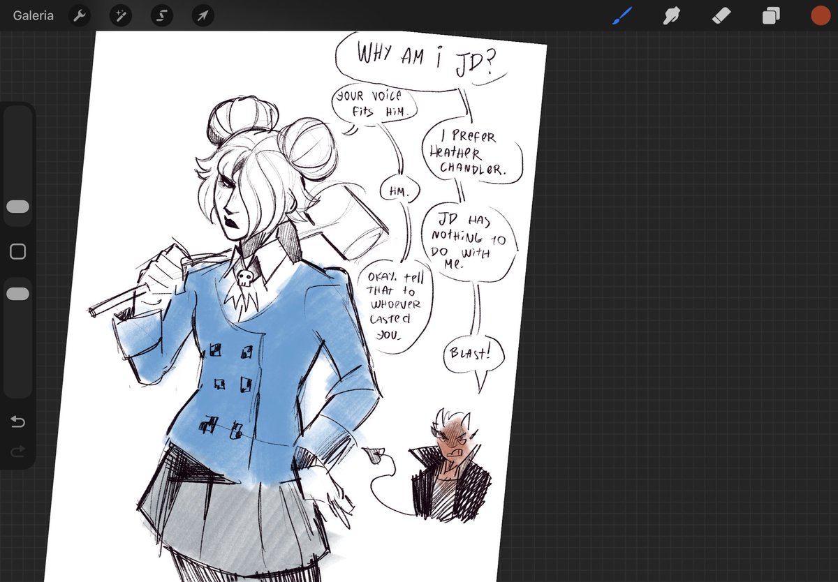 illuminatedeon's tweet image. i was listening to heathers earlier