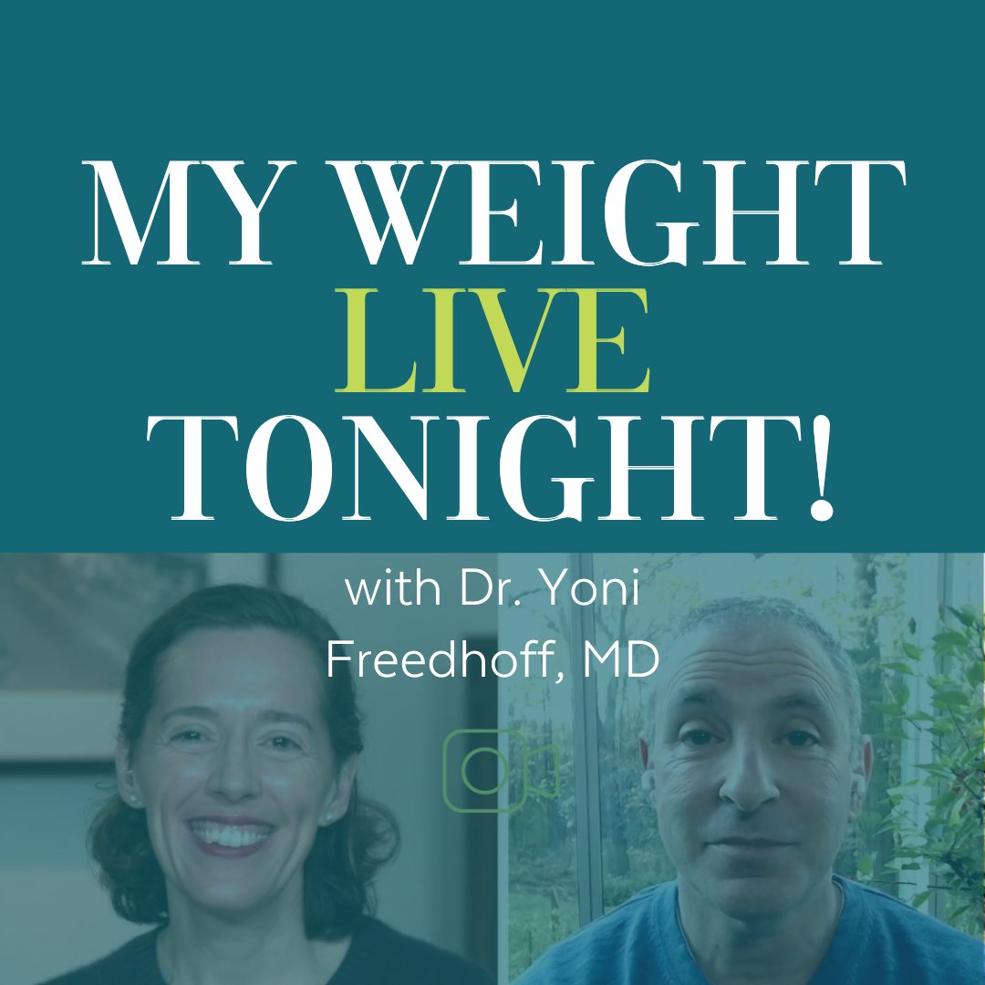 myweight_wtk's tweet image. Don't miss our interview tonight with weight expert Dr. Yoni Freedhoff at 8pm EST! He'll be answering your questions and sharing helpful tips on reaching your "best weight." Join us on our Facebook page or YouTube channel... 
#weight #cravings #bestweight #weightloss #hearthealth