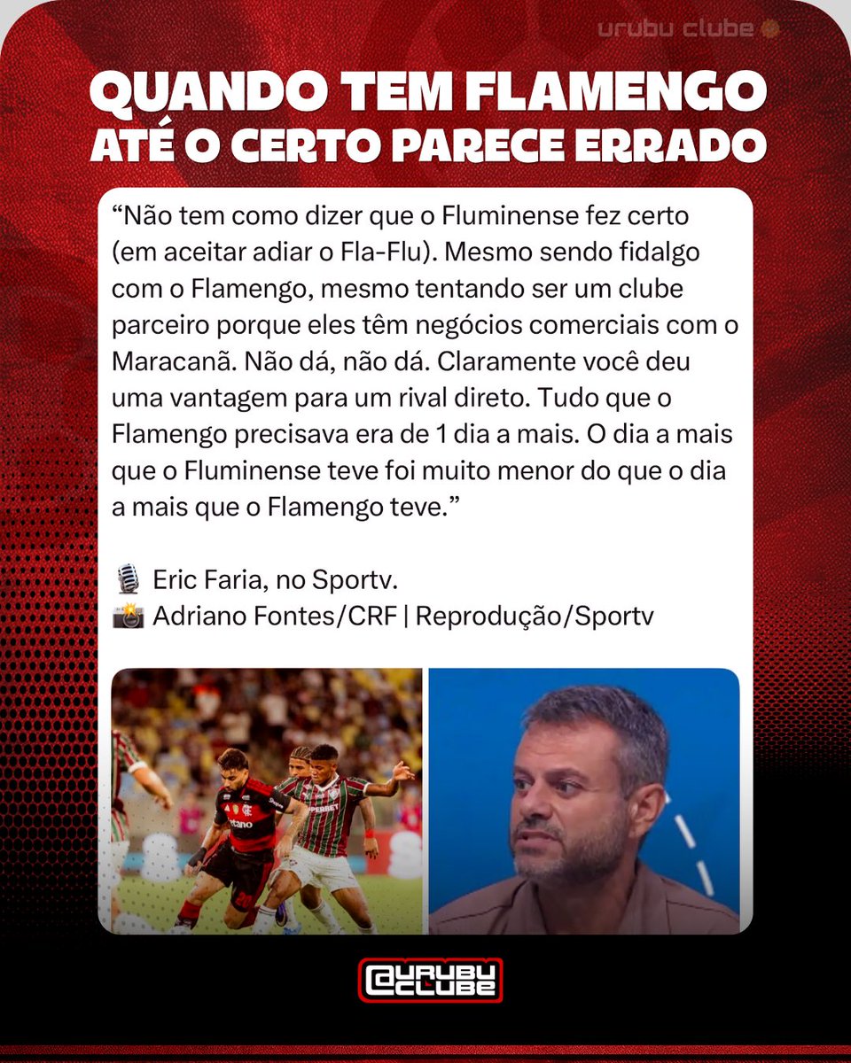 Guardem essa frase do Eric Faria. 
Vamos ver se ele manterá essa linha de raciocínio. 

Porque claramente ele colocou aí o "se dar bem de qualquer jeito" acima do correto, do certo, do justo, do honesto, da ciência... Enfim, de muita coisa que ele e seus colegas dia após dias