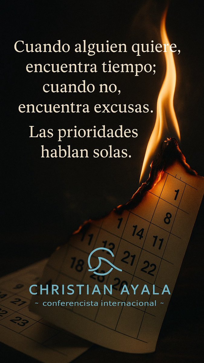 El tiempo es el reflejo más honesto del amor y del interés. ❤️‍🔥
Quien te valora, te hace espacio en su vida.

#AmorPropio #RelacionesSanas #ValorPersonal #Motivación