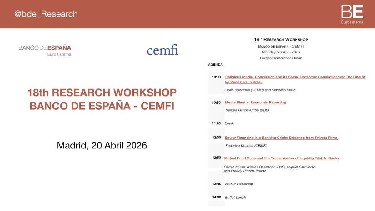 Banco de España Research tweet media