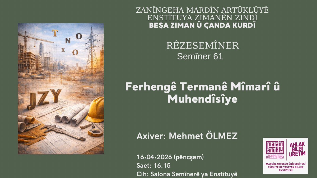 Türkiye'de Yaşayan Diller Enstitüsü (MAÜ) tweet media