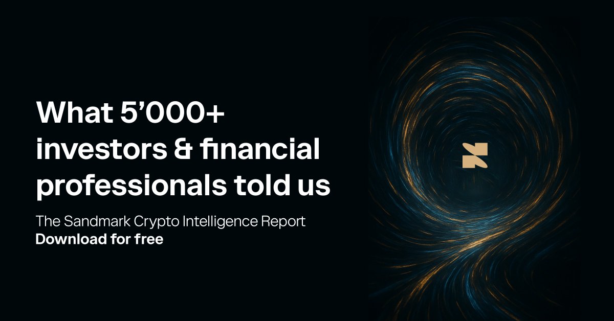 sandmark_news's tweet photo. The Sandmark Crypto Intelligence Report 2026 is live.
5,018 investors. 8 markets. Built with @gwidotcom
Download it for free ⬇️