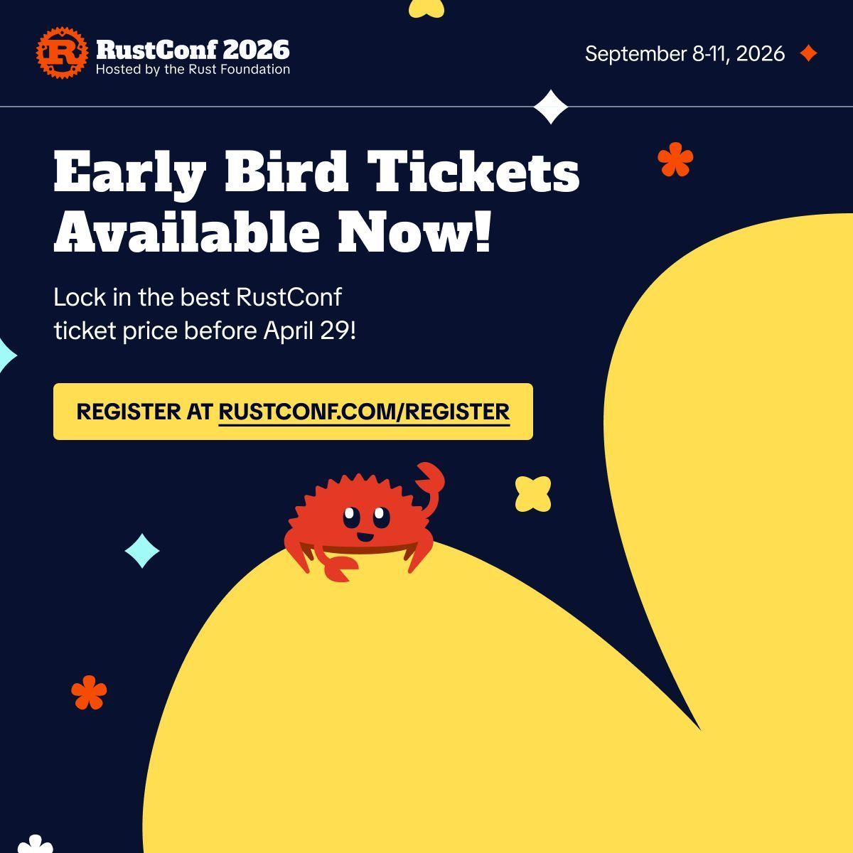 RustConf tweet media