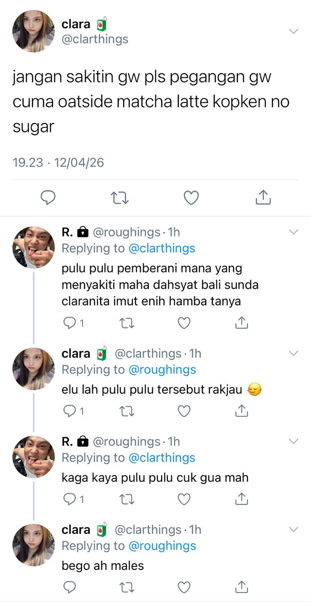 dorotheasie's tweet photo. #ryuries maha dasyat car—men dalam rangka waste her time soalnya naksir cowok kaga peka inisial r—yul 😒 https://t.co/jJZaw01qxq
