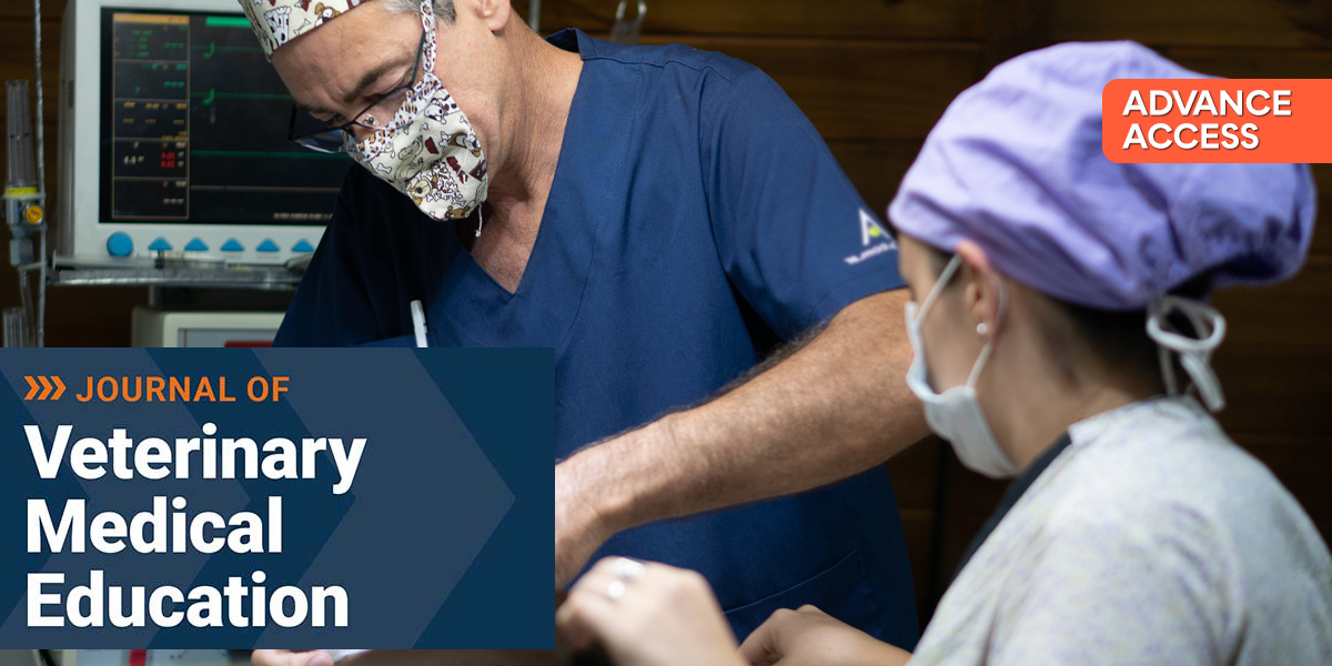 utpjournals's tweet image. Explore the latest veterinary medical education research in a wide selection @JVME_AAVMC #AdvanceAccess articles!
Browse the selection here: bit.ly/JVMEAA
@AAVMC #VeterinaryEducation