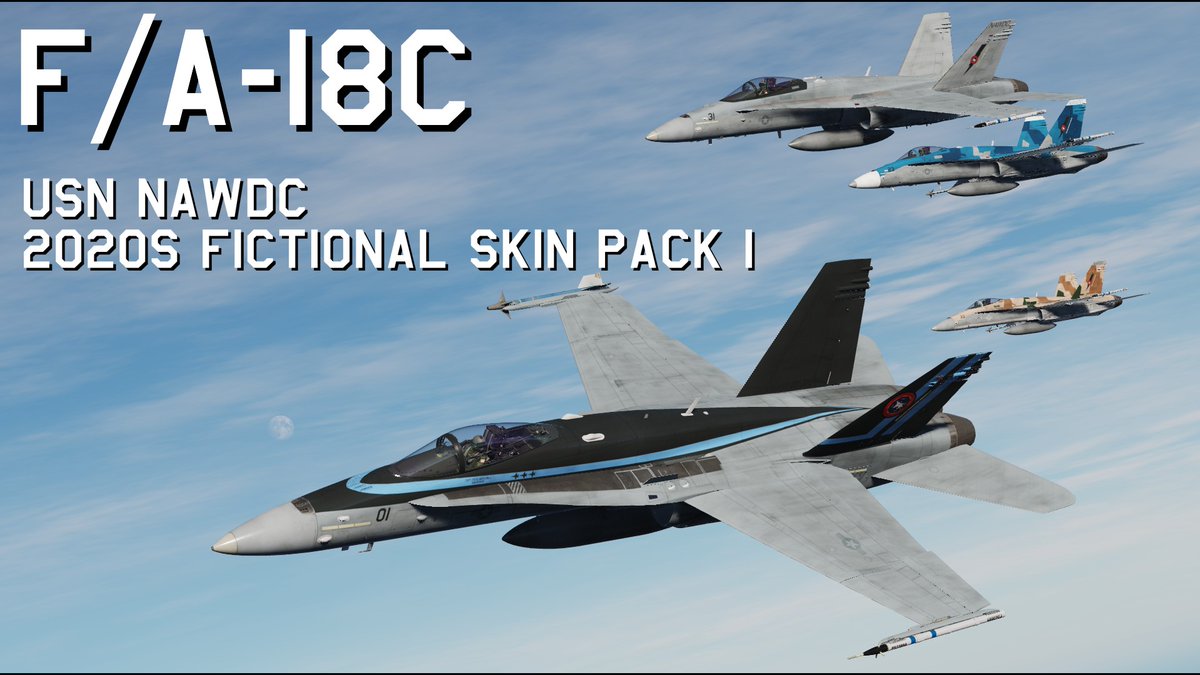 Touma_nomad's tweet image. これまで公開した3つのF/A-18Cスキンパックを新しいファイル構成にアップデートしました。更新内容として構成変更による容量削減とスキンネームのリネームとなります。ご利用の際は個々の概要欄をごらんください。
digitalcombatsimulator.com/en/files/filte…
#DCS #DCS_World #DCSWorld