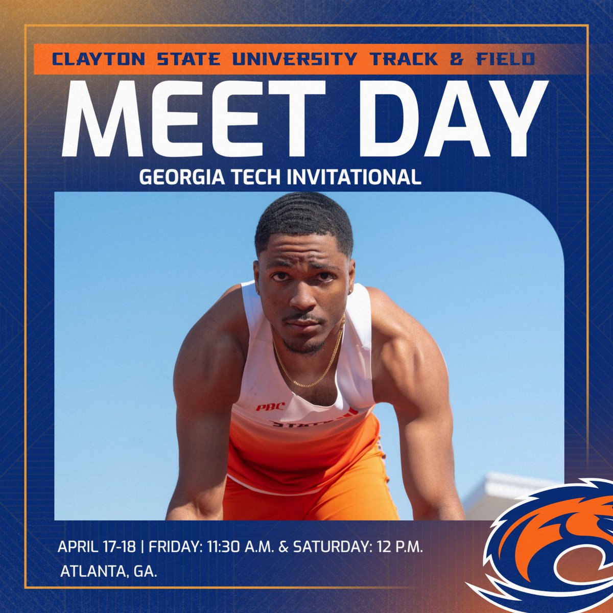Clayton State Athletics tweet media
