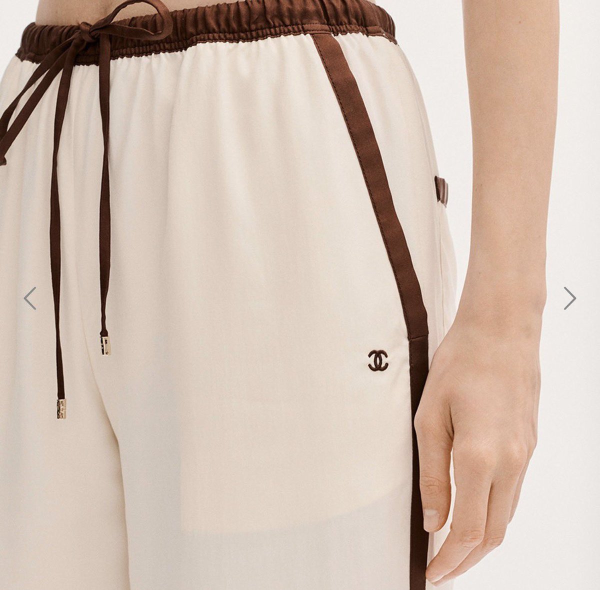 CHANEL シルクシャツ＆パンツsetup2026