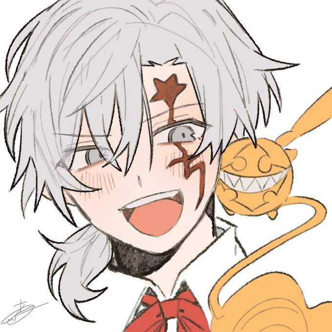 配信で描いてたアレンくん
