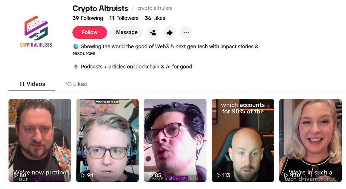 Crypto Altruists tweet media