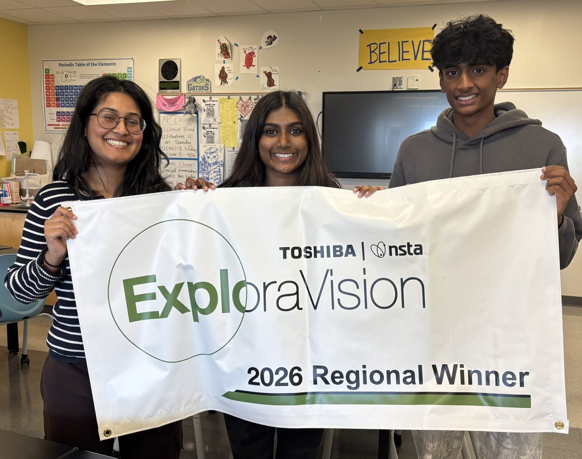ToshibaAmerica's tweet photo. Led by Coach Protima Mukherjee and Mentor William Eward, students created RadiAid, an AI mobile app that detects osteosarcoma from X‑rays—helping doctors diagnose faster and save young lives.
 Best of luck in the national round!
 #ExploraVision #STEMEducation #ToshibaCSR https://t.co/QNXH6J8xip