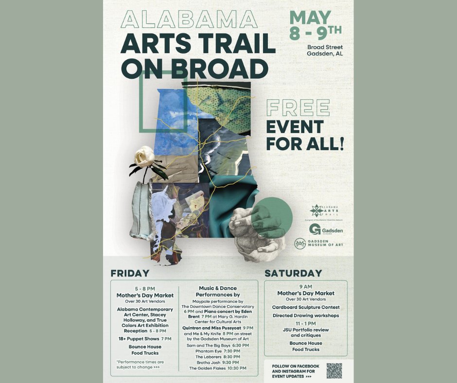 DowntownGadsden's tweet image. This Mother's Day weekend is going to be so much fun in downtown Gadsden! 🤩gadsdenmuseum.com  #downtowngadsden #shopdowntown #shoplocal #belocal #GottaGetToGadsden