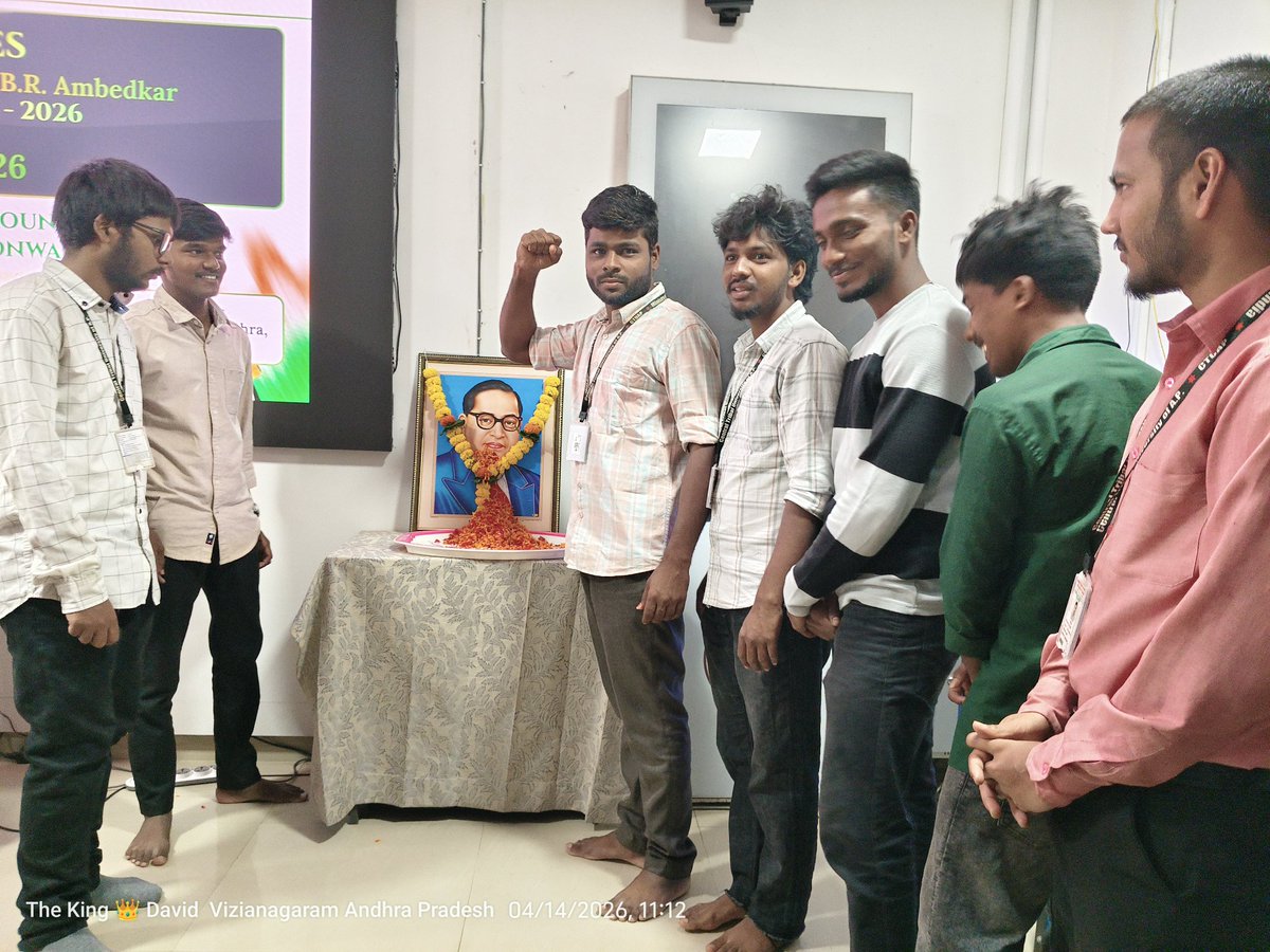 sadimela5034's tweet image. డాక్టర్ బాబాసాహెబ్ అంబేద్కర్ గారికి 135వ జయంతి సందర్భంగా ఆయనకు ఘనంగా  కేంద్రీయ గిరిజన విశ్వవిద్యాలయంలో నివాళులు అర్పించడం జరిగింది @ctuap @ambedkariteIND @jaibeem @DalitDastak @MissionAmbedkar #14thapril2026 #fatherofthenation