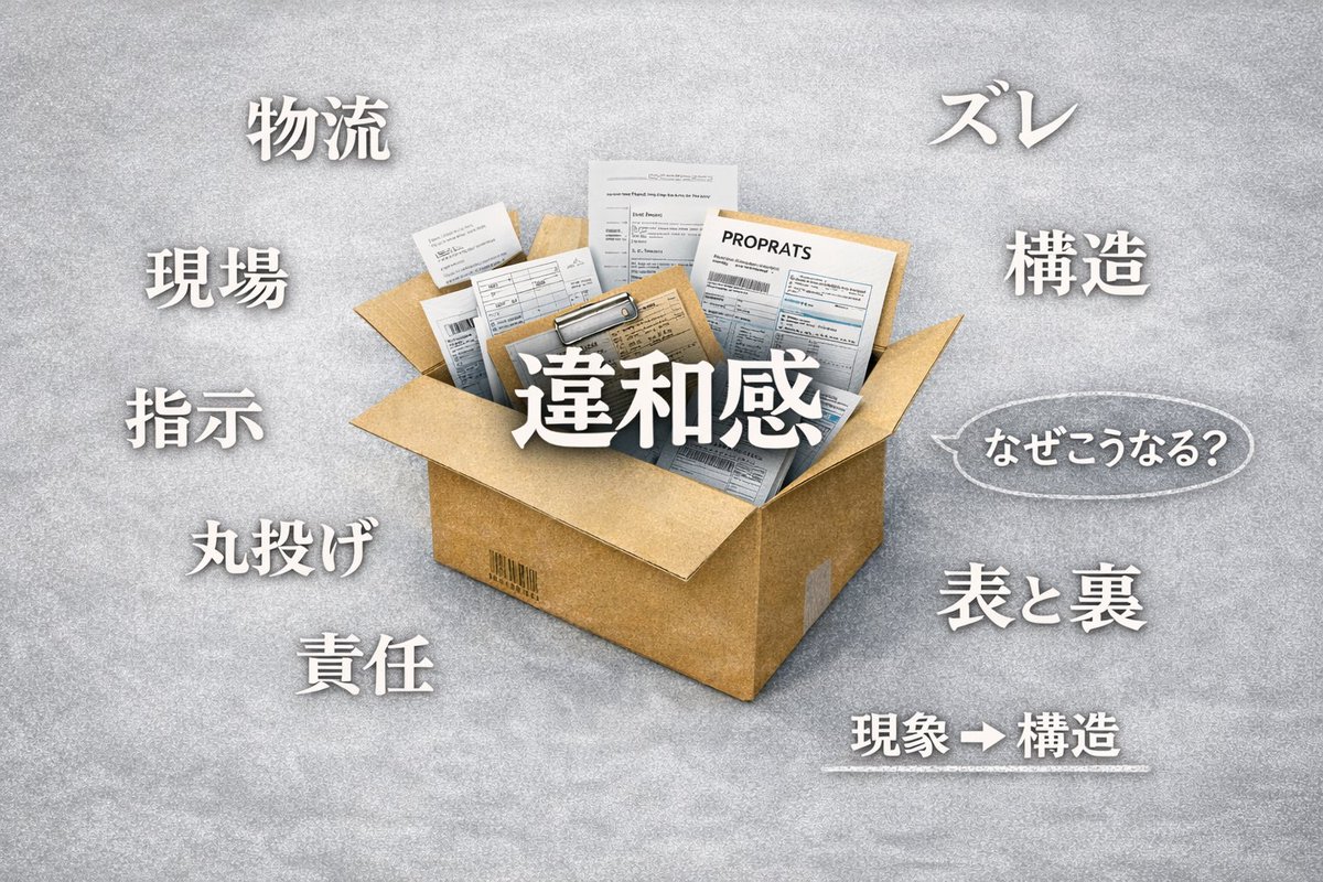 毒島 音吐｜物流の違和感を一緒に考える人 tweet media