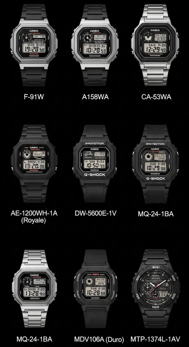ezra2lit_'s tweet image. a lot of people have been sleeping on some really good Casio digital watches