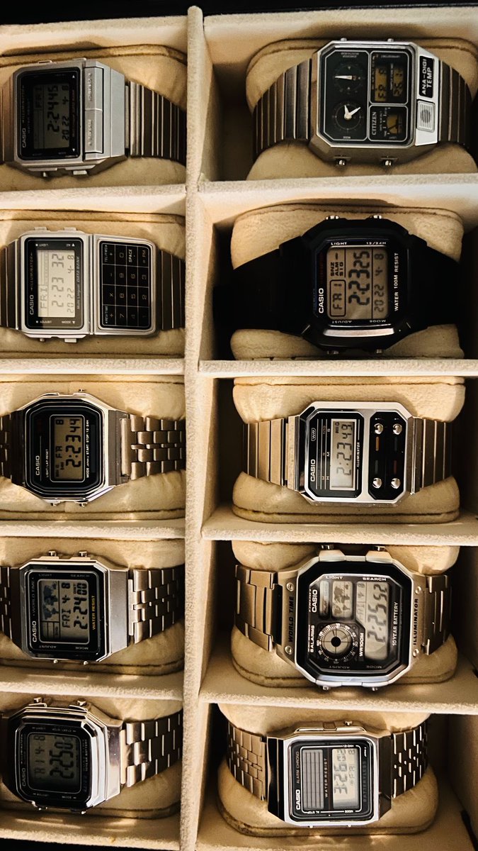ezra2lit_'s tweet image. a lot of people have been sleeping on some really good Casio digital watches