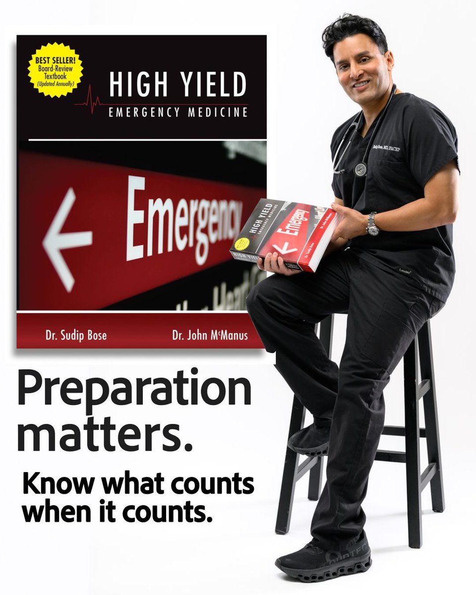 docbose's tweet photo. Preparation matters.

Know what counts when it counts. 📚

➡️ https://t.co/EjPLotow5r

#EmergencyMedicine #BoardPrep #MedStudent #ERLife #StudySmart https://t.co/edj5cfEkhU