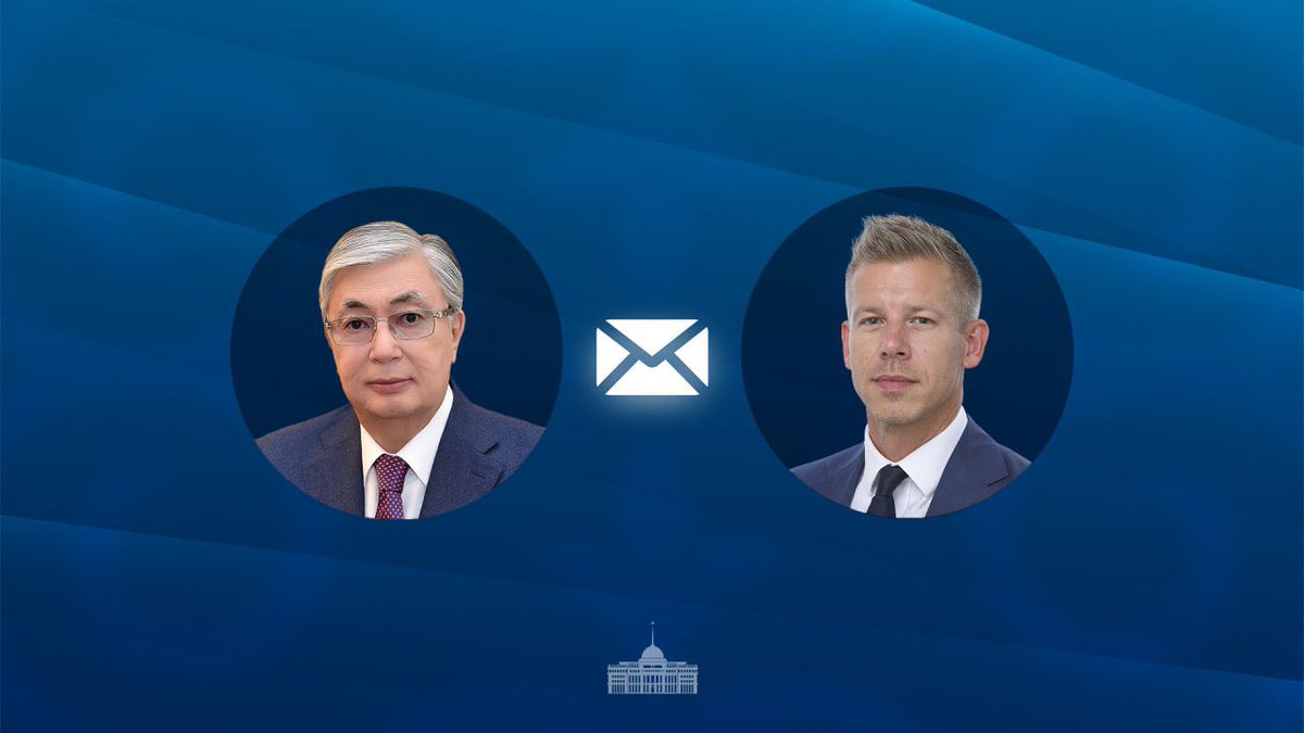 aqorda_press's tweet photo. President @TokayevKZ congratulates Péter Magyar @MagyarpeterMP on his victory in the Parliamentary election

🔗 Read more: https://t.co/eC01VjTHYR https://t.co/snkjdM7dQj
