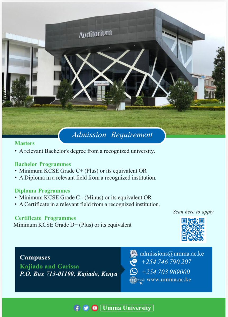 UmmaUniversity's tweet image. BIG MOVES ONLY !!
Explore our wide range of courses designed to help you grow,upskill and stay ahead in today's world.
Don't wait for the perfect moment,create it ENROLL NOW ! application.umma.ac.ke
#education #ummauniversity #studentlife #successmindset #careerdevelopment