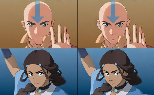 TimboTheChamp's tweet image. The new Avatar Aang designs irked me a little and I discovered its 90% the new noses and smaller ears so I re-drew it.