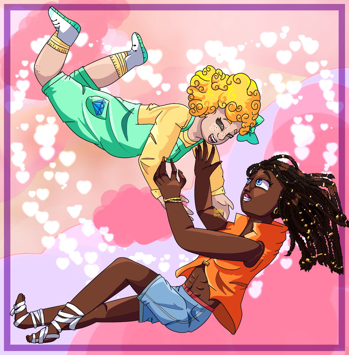 Mucho_Gusto2023's tweet photo. ~~ 💛🧡 Ladies 🧡💛~~

Notese que quería una excusa para volver a dibujar a esta Trollina, no le hice justicia el año pasado 😔 

#CoMPaS #Mikellino #GB #GenderBender #Mikecrack #Trollino https://t.co/R2bUPxNXsw