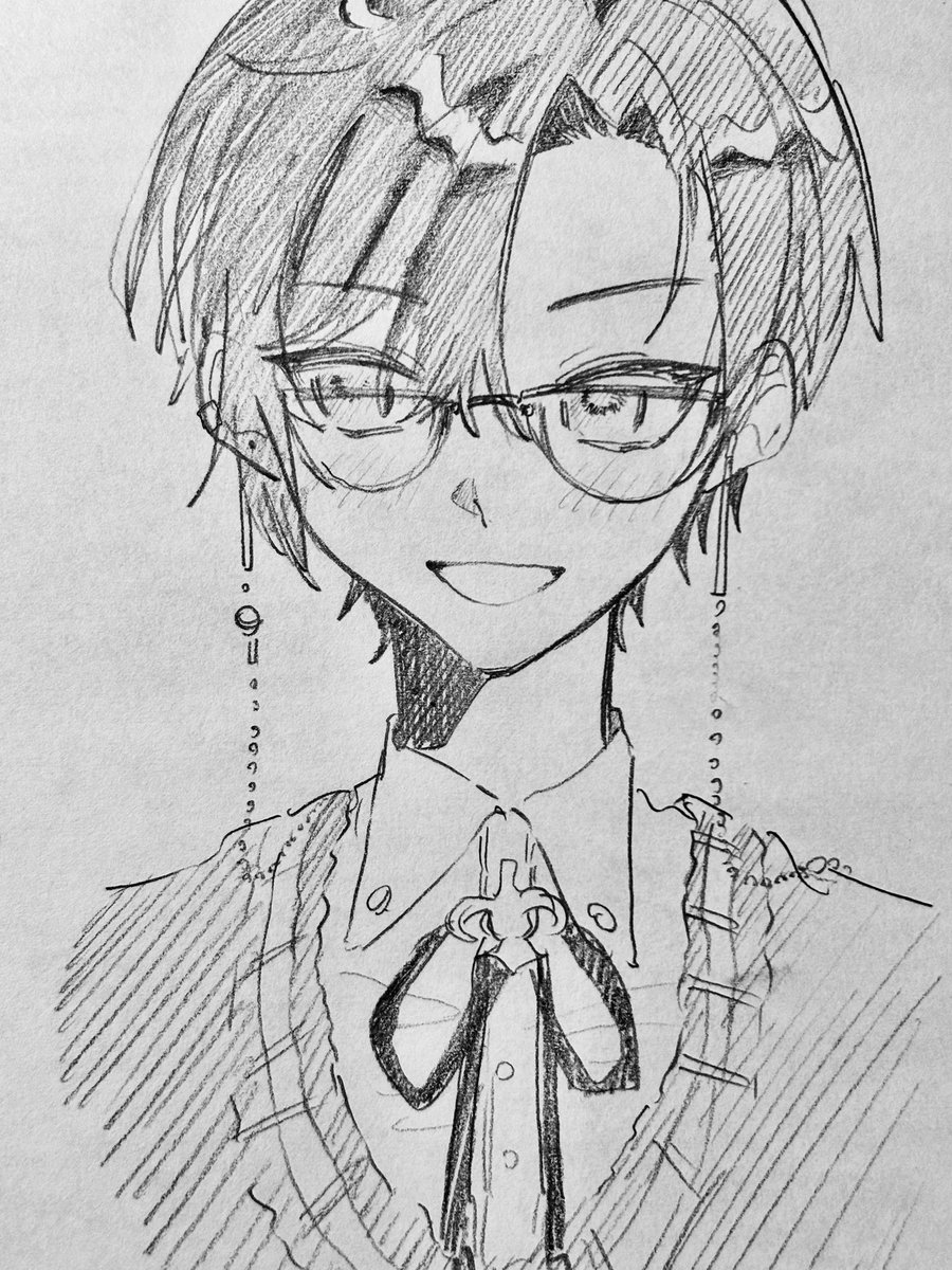 C6mJo's tweet image. るむふぉ恋愛相談よかったぁ〜！！
四季凪コラム連載おめでとう🎊
これは配信聴きながら描いたﾗｸｶﾞｷ
#SeraPic 
#四季彩画