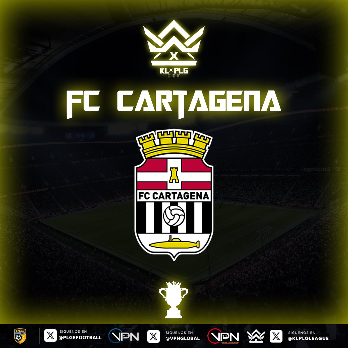 KLPLGLeague's tweet photo. 👑🙀 @TwCartagenaCP, 𝐄𝐐𝐔𝐈𝐏𝐎 𝐑𝐄𝐕𝐄𝐋𝐀𝐂𝐈𝐎𝐍 𝐄𝐍 𝐋𝐀 𝐊𝐋 𝐏𝐋𝐆 𝐂𝐔𝐏 https://t.co/RrRMyzyeRv