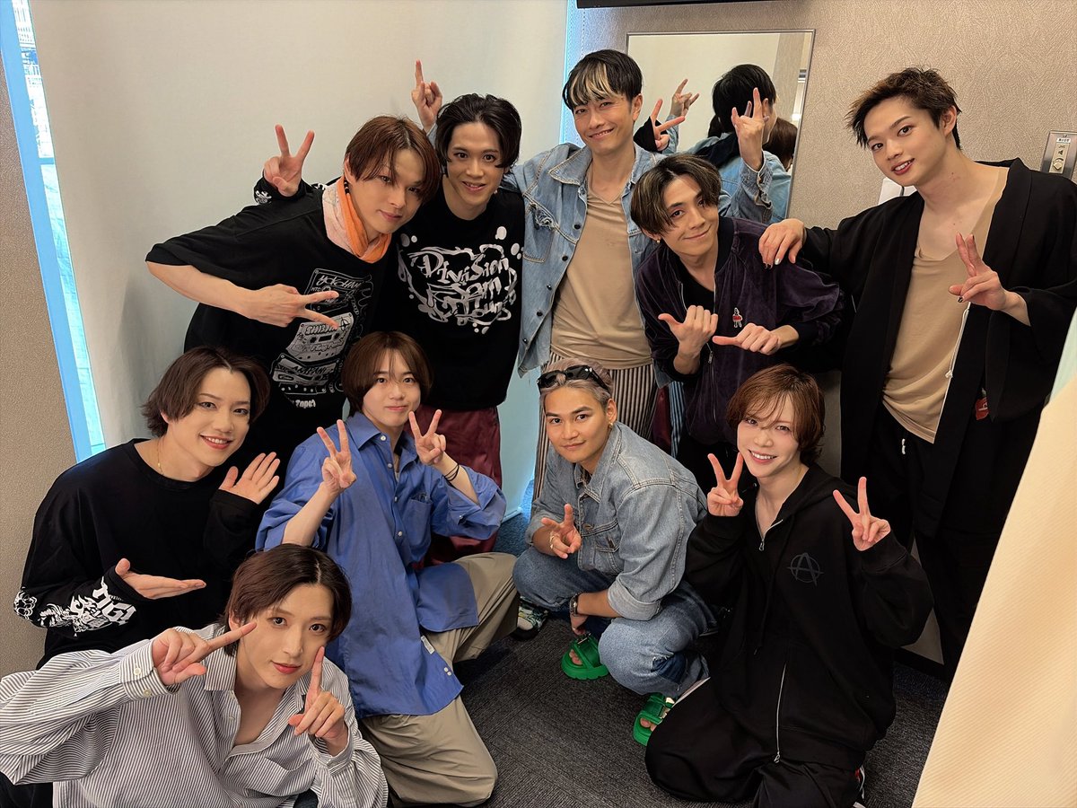 ヒプステ良すぎだろ！！
ヤベーじゃん！気合い入るわぁ！🔥

久々のメンバーたち🫶🏽

有難うございましたぁ！！！

#ヒプステ